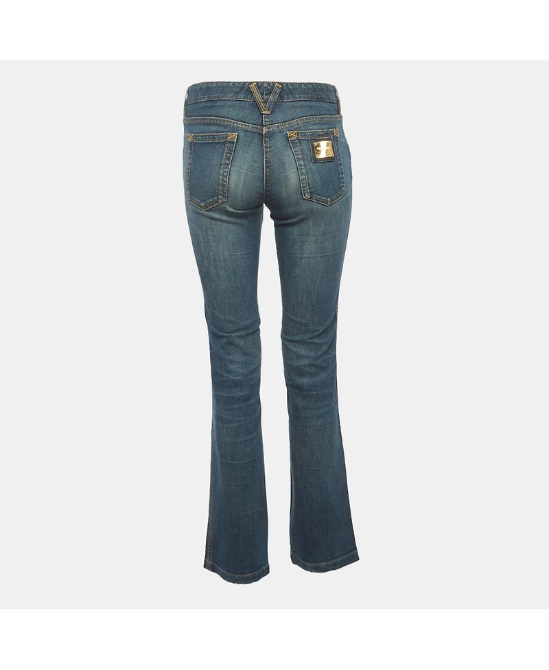 Pre-Owned Dolce & Gabbana Women's Slim-Fit Mid-Rise Straight-Leg Jeans