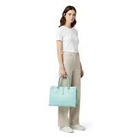 Pre-Owned Salvatore Ferragamo women's Gancini Saffiano Leather Hobo Bag
