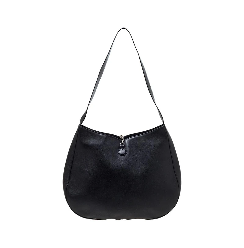 Pre-Owned Salvatore Ferragamo Gancini Clasp Leather Hobo Bag