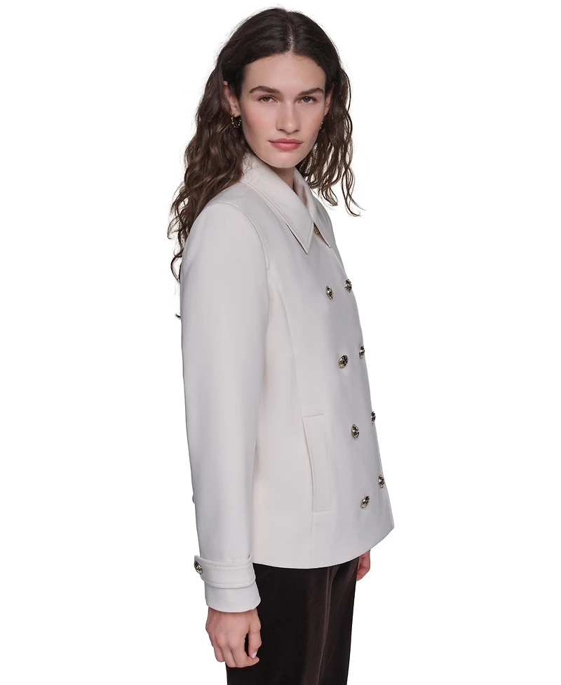 Karl Lagerfeld Paris Women's Double-Breasted Jacket