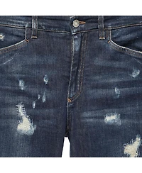 Pre-Owned Dolce & Gabbana Women's Denim Flared Embroidered Jeans