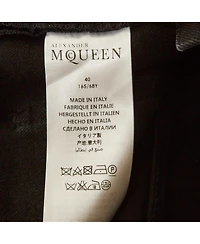 Pre-Owned Alexander Mcqueen Women's Denim Embellished Jeans