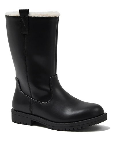 Lands' End Little Girls Zip Up Tall Boots