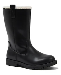 Lands' End Little Girls Zip Up Tall Boots
