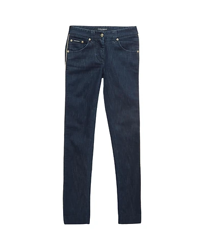 Pre-Owned Dolce & Gabbana Women's Side Stripe Denim Jeans