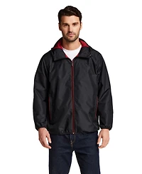 Weatherproof Men's Hooded Water-Resistant Lightweight Windbreaker Jacket