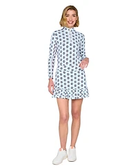 G Lifestyle Clothing Women's Double-Tiered Ruffles A-Line Mini Skort