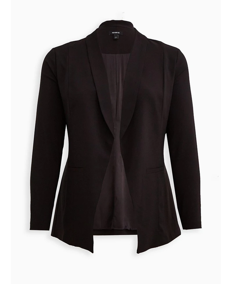 Torrid Plus Longline Shawl-Collar Blazer