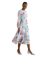 Hobbs London Women's Constance Floral Midi Dress