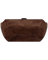 Like Dreams Harper Lock Suede Extra-Large Tote Handbag