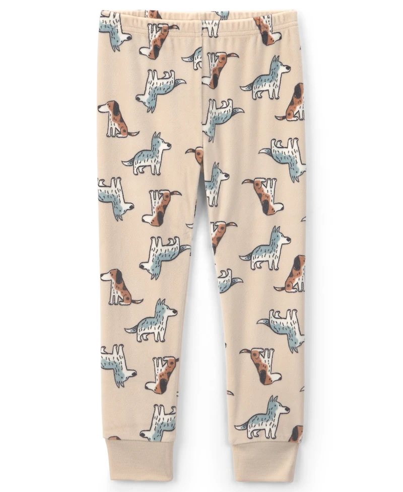 Carter's Toddler Boys' 2T-5T Dreamplush Dog Long-Sleeve Snug-Fit Top and Pants, 2-Piece Set