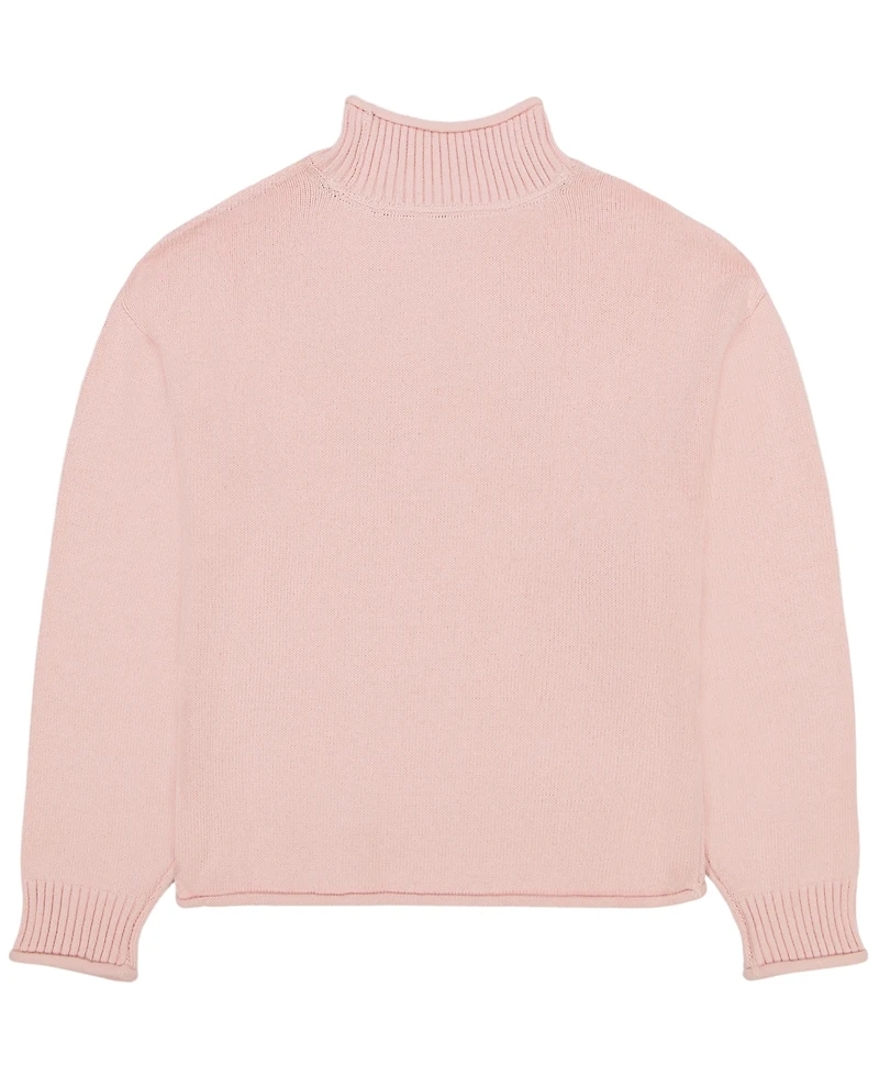 Tommy Hilfiger Women's Intarsia Heart Mock Neck Sweater