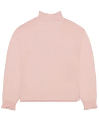 Tommy Hilfiger Women's Intarsia Heart Mock Neck Sweater