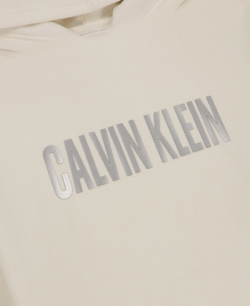 Calvin Klein Girls' 7-16 Graphic Drop-Shoulder Hoodie