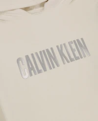 Calvin Klein Girls' 7-16 Graphic Drop-Shoulder Hoodie
