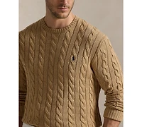 Polo Ralph Lauren Men's Big & Tall Cable-Knit Cotton Sweater