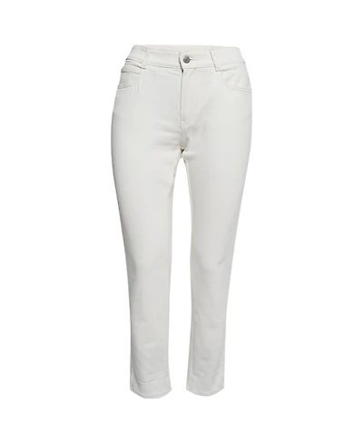 Pre-Owned Stella Mccartney Women's Hem Printed Denim Jeans