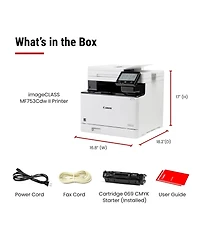 Canon imageCLASS MF753Cdw Ii Wireless Laser All-In-One Multifunction Printer