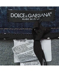 Pre-Owned Dolce & Gabbana Women's Distressed Mid-Rise Straight-Leg Denim Jeans