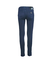 Pre-Owned Love Moschino Women's Ripped Denim Skinny Jeans