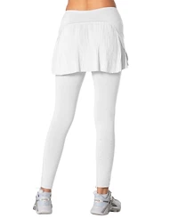 Lucky Love Women's Fast Pace Pleated Wrap-Around Skort
