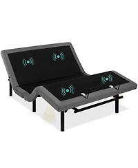 Best Choice Products Adjustable Bed Base for Stress Management with Massage, Remote Control