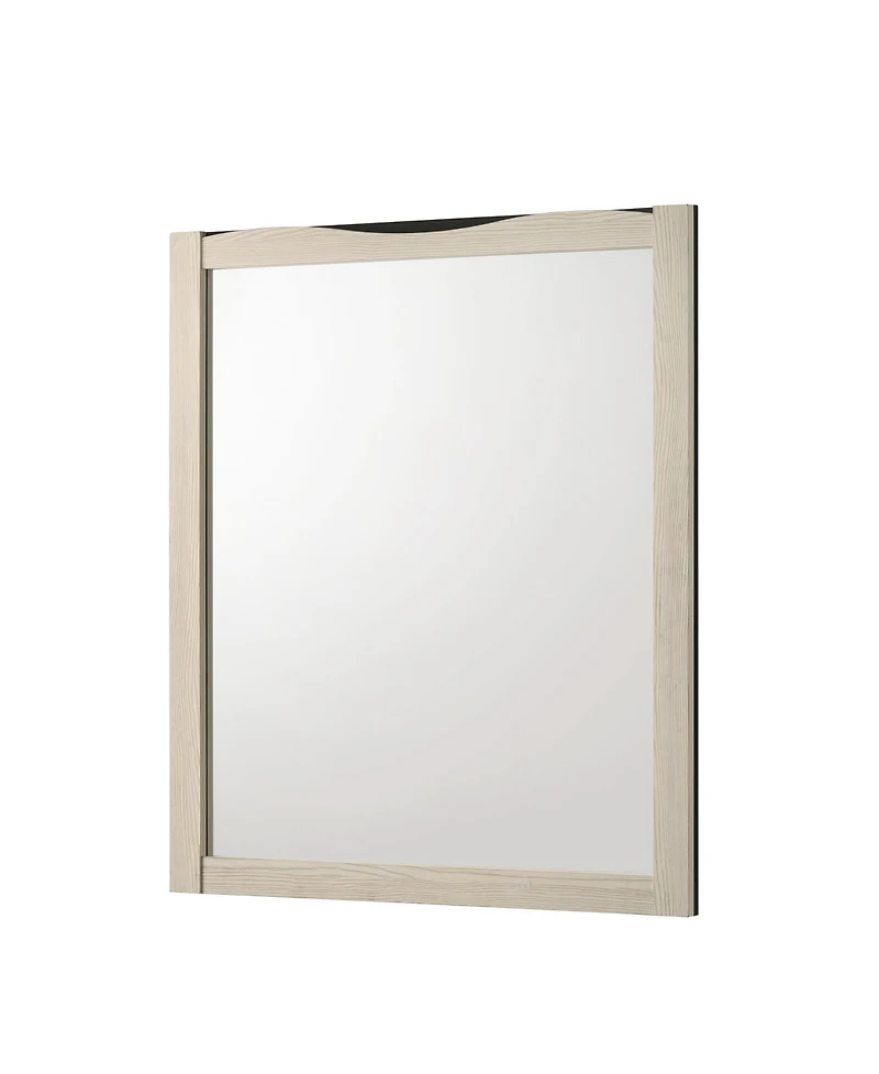 Kings Brand Furniture Engineered Wood and Contemporary Design Brielle 6-Drawer Dresser with Mirror