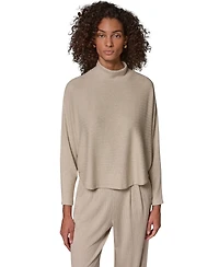 Donna Karan Weekend Women's Mock Neck Crop Top
