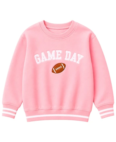 Bits & Bows Baby Boys' and Girls' Game Day Long-Sleeve Crewneck Sweatshirt