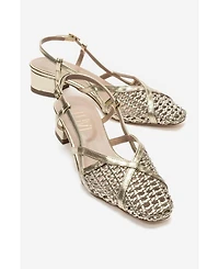 Prologue Shoes Women's Lenvor Woven Slingback Pump