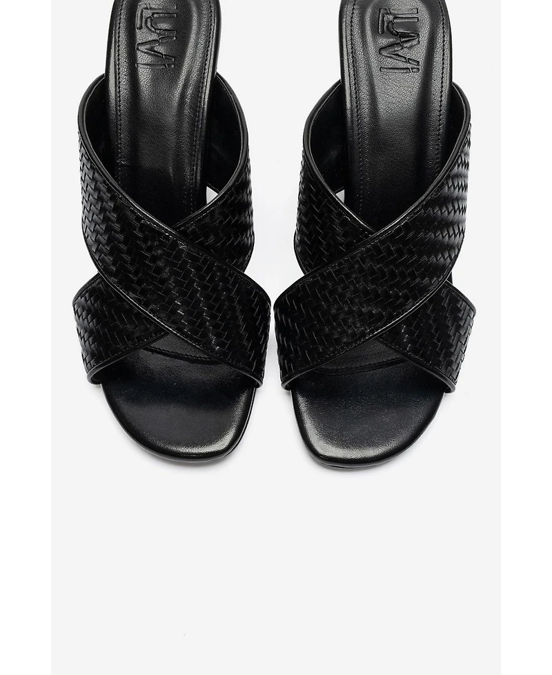 Prologue Shoes Women's Lavean Cross Strap Wedge Sandal