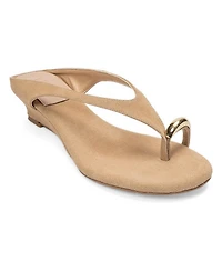 Prologue Shoes Women's Alizendra Block Heel Thong Sandal