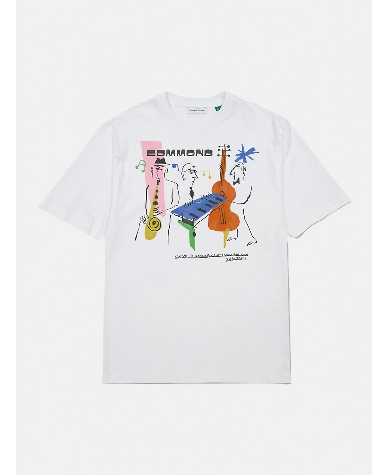 Edmmond Studios Men's Cassette Graphic Retro T-Shirt