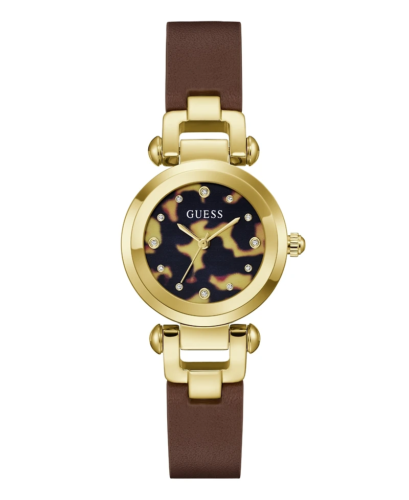 Guess Women's Quartz Brown Stainless Steel Watch 30mm