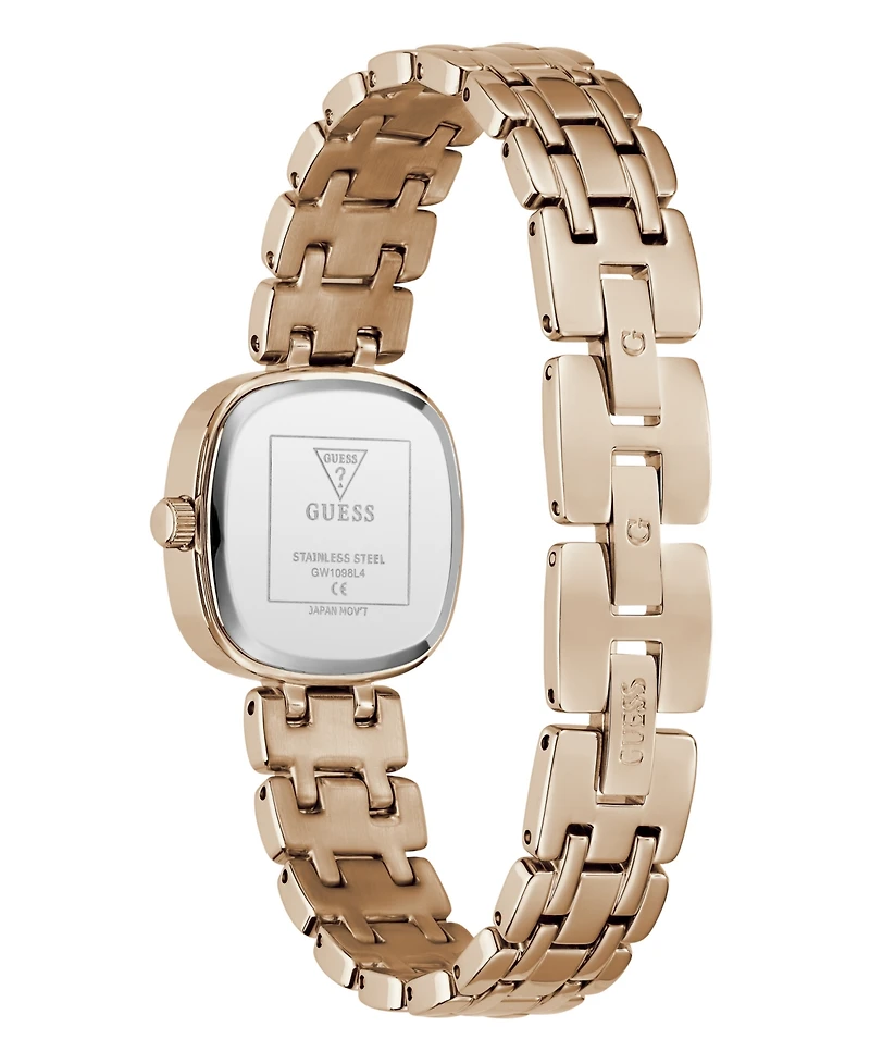 Guess Women's Quartz Rose Gold-Tone Stainless Steel Watch 25mm