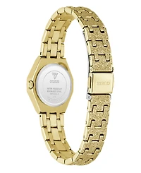 Guess Women's Quartz Gold-Tone Stainless Steel Watch 25mm