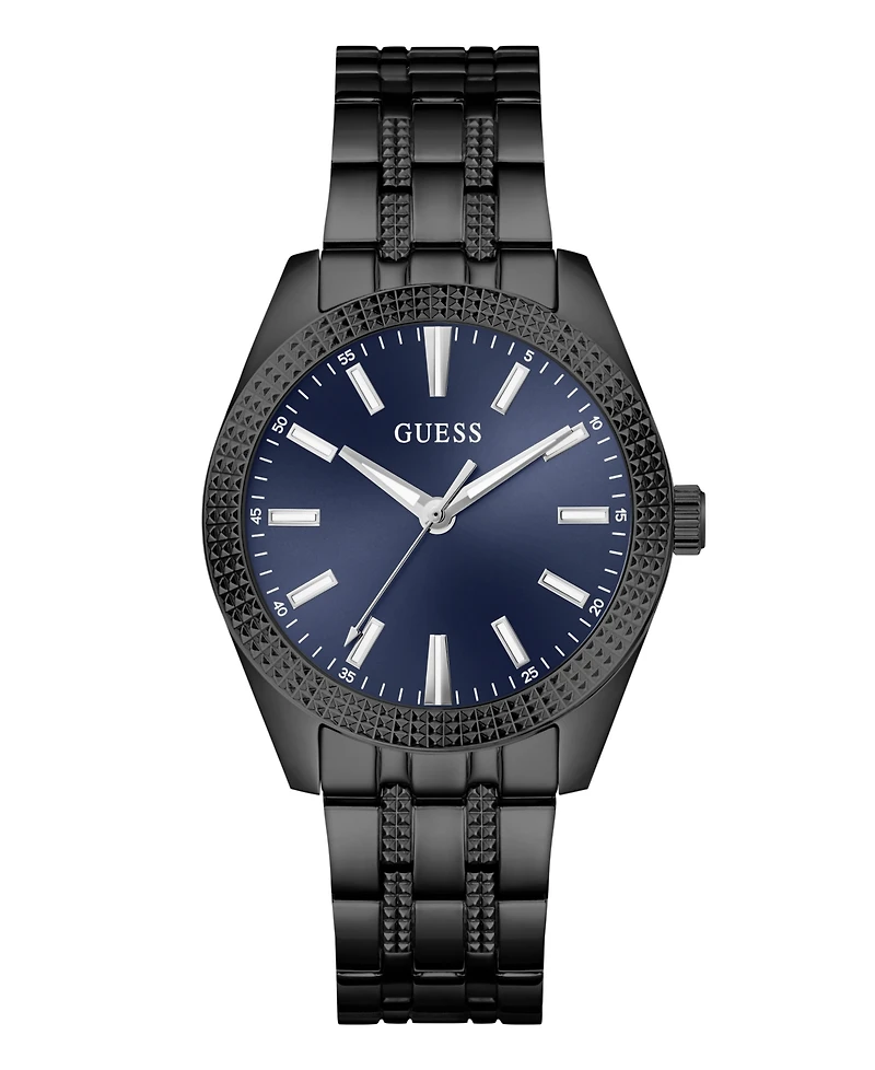 Guess Men's Quartz Black Stainless Steel Watch 40mm