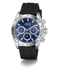 Guess Men's Quartz Black Stainless Steel Watch 42mm