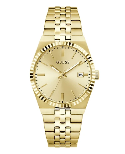 Guess Men's Quartz Gold-Tone Stainless Steel Watch 39mm