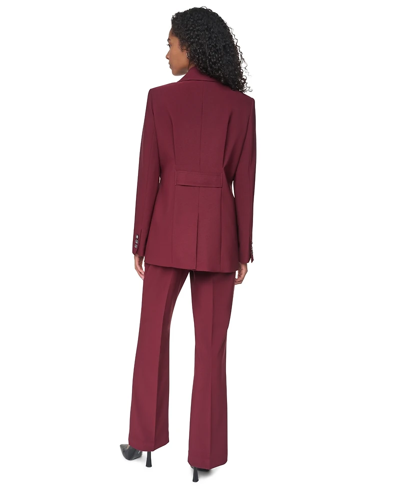 Dkny Women's Shoulder-Padded One-Button Notch-Collar Blazer