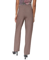 Dkny Women's Pleated Straight-Leg High-Waisted Trousers