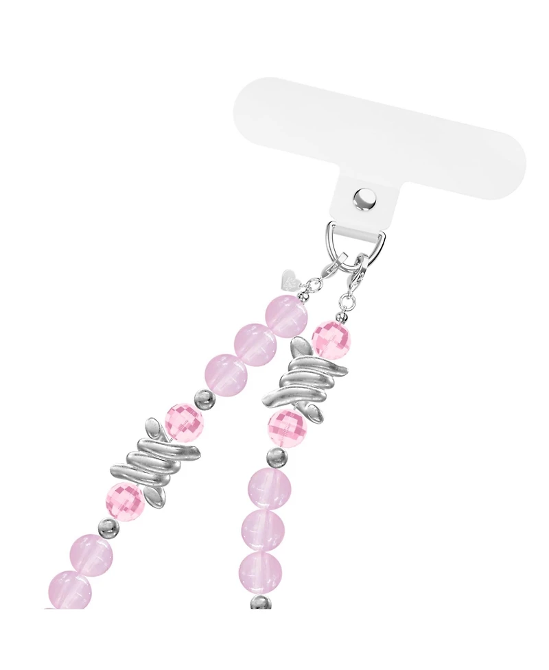 Velvet Caviar Beaded Phone Charm, Fits Any Phone Case with Card Insert
