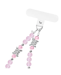 Velvet Caviar Beaded Phone Charm, Fits Any Phone Case with Card Insert