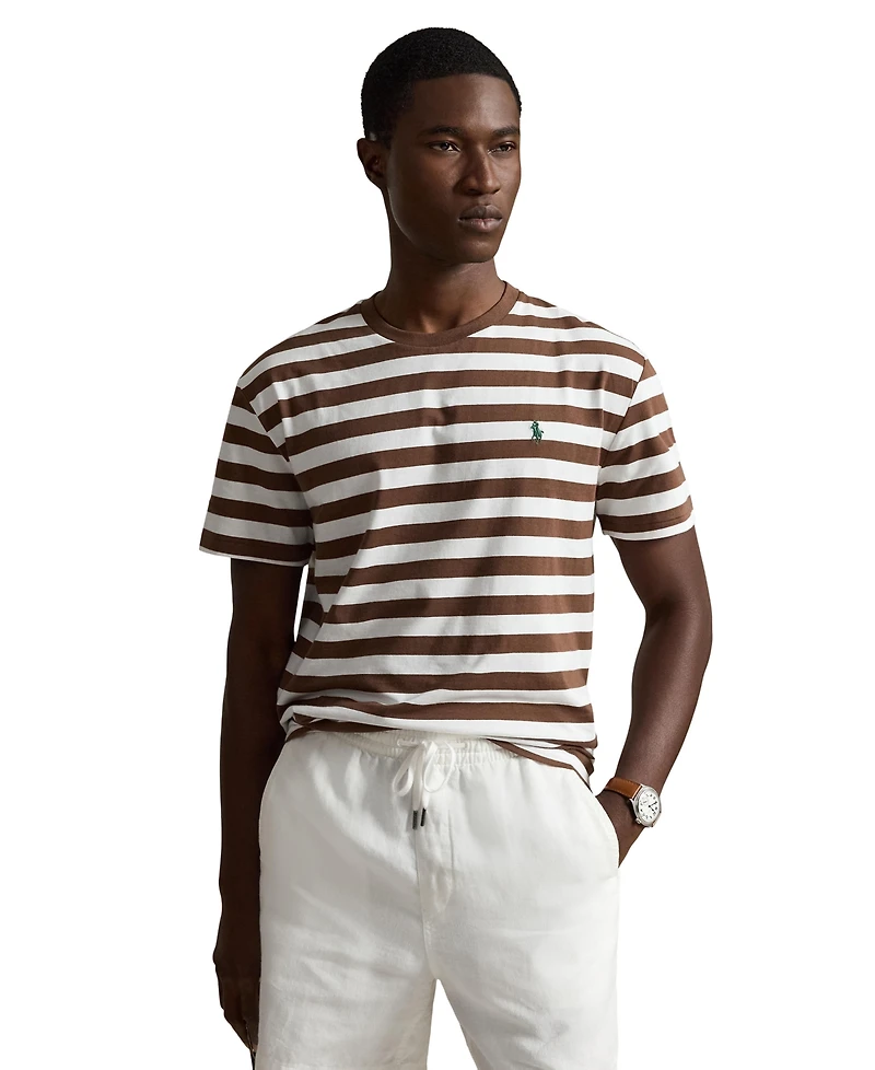 Polo Ralph Lauren Men's Classic-Fit Striped Cotton Jersey T-Shirt