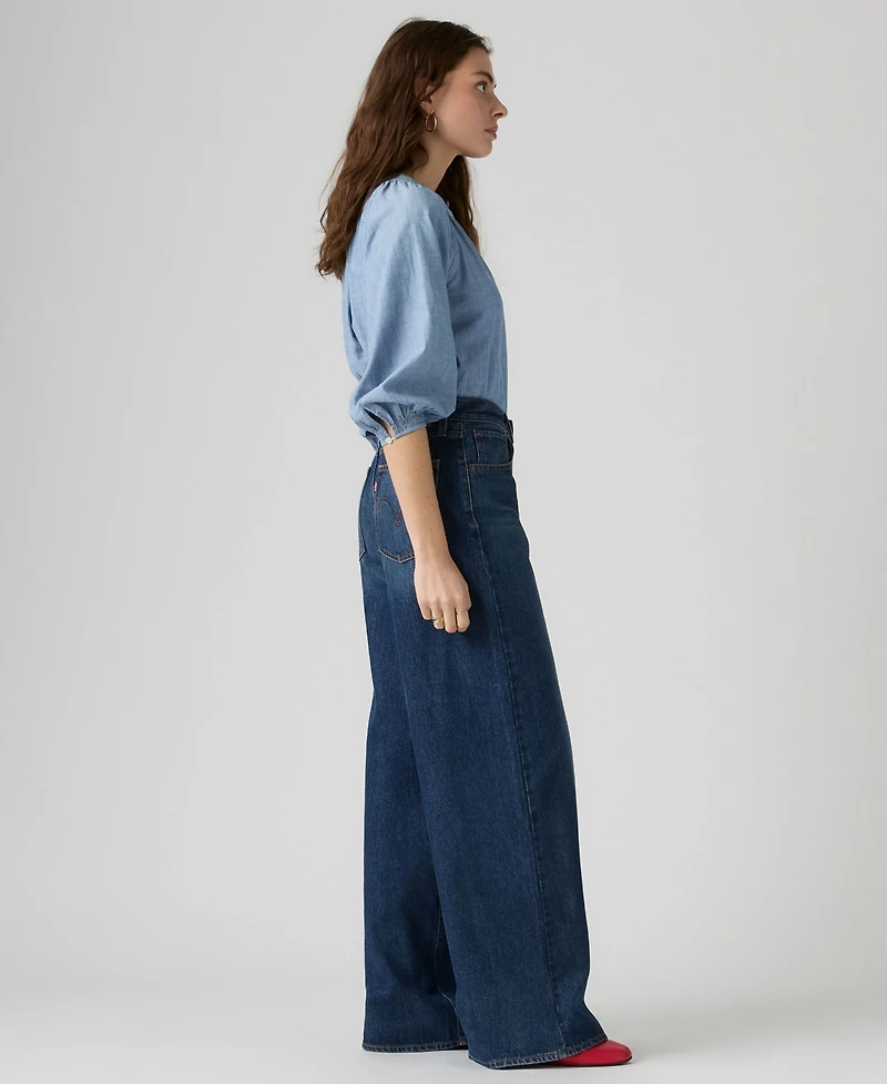 Levi's Women's Middy Mid-Rise Wide-Leg Retro Jeans