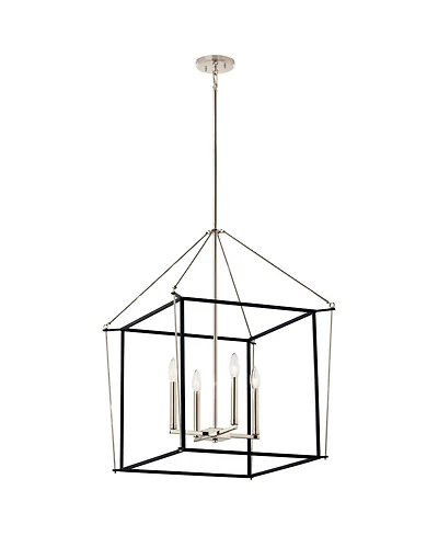 Kichler Eisley 22 1/4" 4-Light and Polished Nickel Chandelier