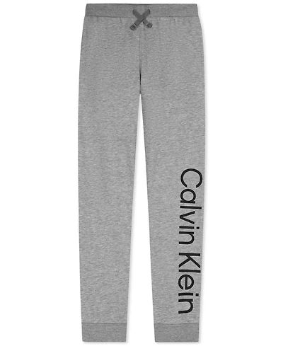 Calvin Klein Boys' 8-20 Monologo Pull-On Fleece Joggers