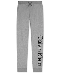 Calvin Klein Boys' 8-20 Monologo Pull-On Fleece Joggers
