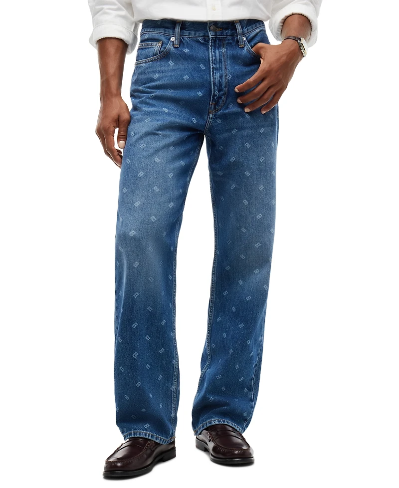 Tommy Hilfiger Men's American Icons Straight-Leg Relaxed-Fit Jeans