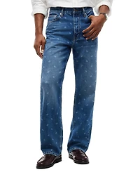 Tommy Hilfiger Men's American Icons Straight-Leg Relaxed-Fit Jeans